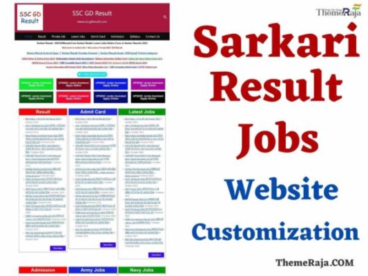 How to Make Website Like Sarkari Result on WordPress SarkariResult Website Customization