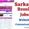 Job Result Website Template WordPress Theme Customization Sarkari Result Jobs Website Banaye