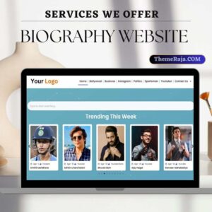Biography Website Design Amazing Look & Better Speed Ranking